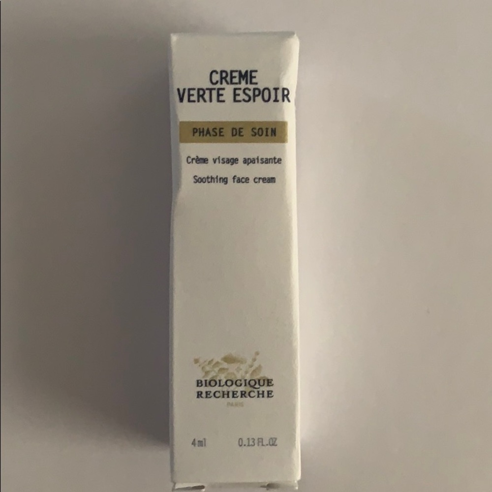 Biologique Recherche creme Verte Espoir